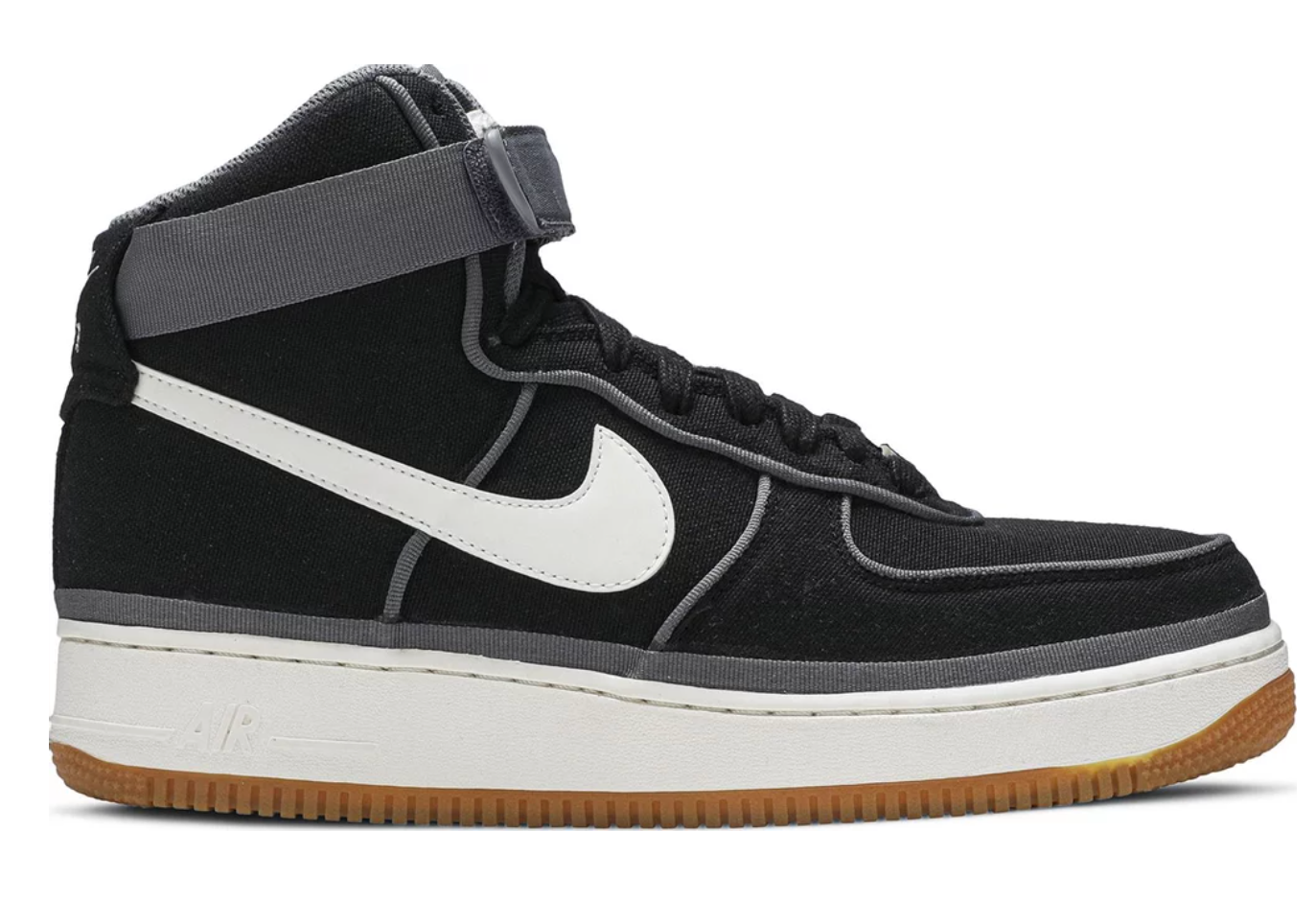 Nike Air Force 1 High '07 LV8 Black Sail Team Orange